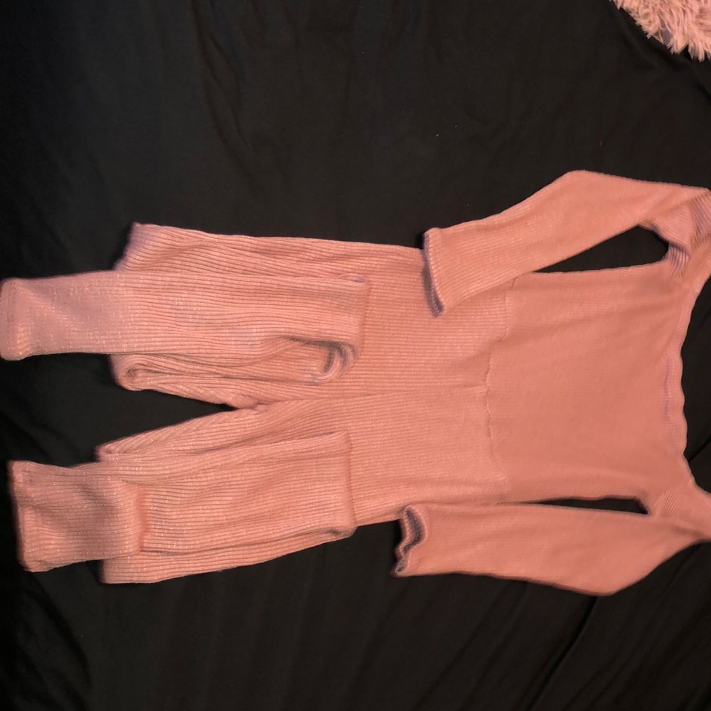 Pink jumpsuit